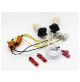 12 VOLTS - P21W - Canbus CAR LED SIGNAL Light -White + yellow  - B15DC-WYX - AZLED
